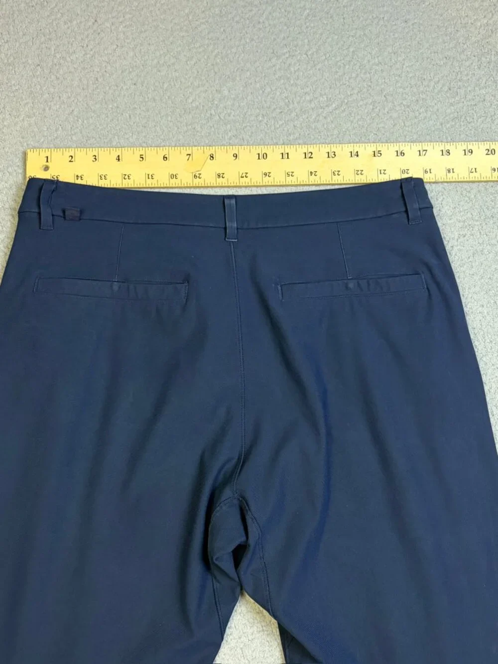 Lululemon Commission Pants Mens 32x30 Blue Performance Chino Stretch Pockets